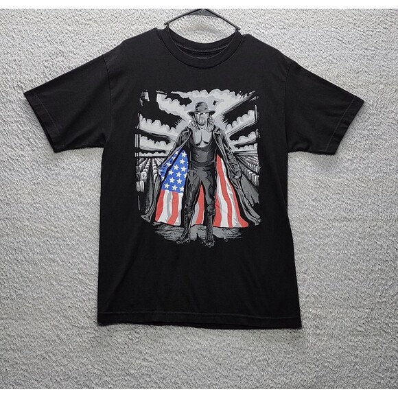 WWE Undertaker I Respect The Flag T Shirt  Men’s Size Medium - Picture 1 of 8